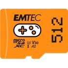 Emtec MicroSD XC UHS-1 U3 V30 A1 512GB Naranja Switch