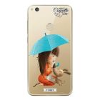 Funda TPU Transparente Sombrilla Huawei P8 Lite 2017 Coquette