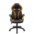 Silla Gamer  Mars Gaming MGC118 Color Negro-Amarillo