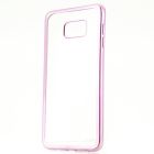 Funda TPU Metal Samsung Galaxy S6 Edge Rosa X-One