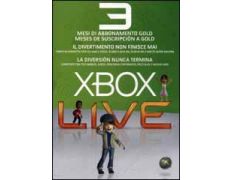 Tarjeta Prepago Xbox 360 Live Gold 3 meses