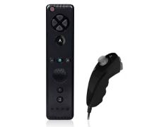 Wiimote Motion + Nunchaku Negro Kaos