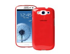 Carcasa Crystal Case Fluo Roja para Samsung Galaxy SIII