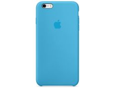 FUNDA APPLE IPHONE 6S PLUS SILICONA AZUL