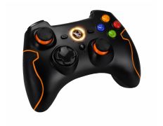 GAMEPAD KROM KHENSU PC PS3 NEGRO/NARANJA