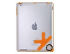 Ultra Slim Case OK Design for iPad 2 Transparent Orange