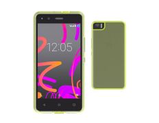 Funda Bq Aquaris M4.5 Gummy Verde Lima