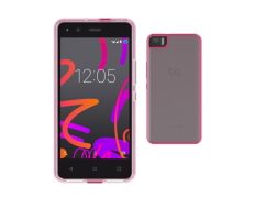 Funda Bq Aquaris M4.5 Gummy Fucsia