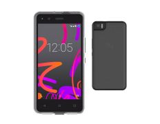 Funda Bq Aquaris M4.5 Gummy Negro