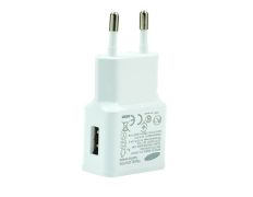 Adaptador de corriente universal USB Blanco