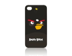 Carcasa Angry Birds Negra iPhone 4/iPhone 4S