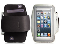 Brazalete deportivo para iPhone 5 Plata