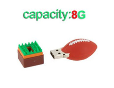 Mini Rugby Shaped USB 8 GB