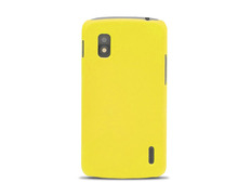 Carcasa Protectora para LG Google Nexus 4 Amarillo