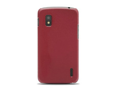 Carcasa Protectora para LG Google Nexus 4 Rojo