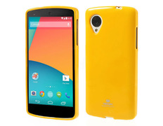 Carcasa TPU para LG Google Nexus 5 Amarillo