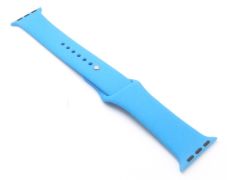 Correa de silicona Apple Watch 42 mm Azul