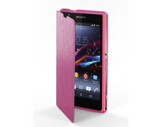 Funda muvit Easy Folio Sony Xperia Z1 Compact Rosa