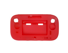 Funda de silicona Wii U Gamepad Rojo