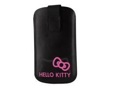 Funda Hello Kitty Negra Pull-Up iPhone 3G/3GS/4/4S