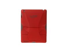 Carcasa rígida con soporte para iPad 2 K.Case Roja