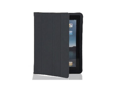 Funda PU con soporte - iPad 4 (Negra)