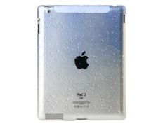 Durable Plastic Drop Design iPad 2 Open-face Case (Blue)