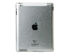 Durable Plastic Drop Design iPad 2 Open-face Case (Transparent)