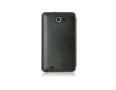 Funda de cuero ultrafina para Samsung Galaxy Note i9220 Negra