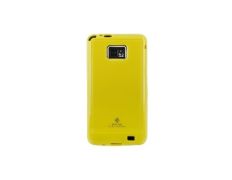 Carcasa TPU para Samsung Galaxy S II (Amarillo)