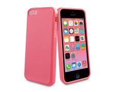 Funda minigel Muvit iPhone 5C Fucsia