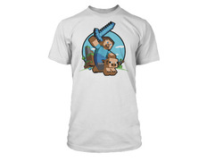 Camiseta Minecraft - Pig Riding XL