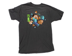 Camiseta Minecraft Run Away XL