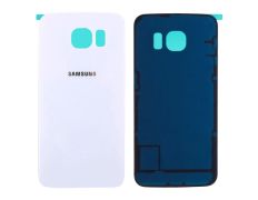 Repuesto tapa de batería con adhesivo Samsung Galaxy S6 Edge+ Blanco