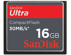 Sandisk Compact Flash Ultra 16 GB