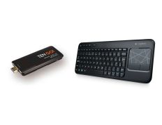 Ten-Go! Micro PC DC8 + Teclado Logitech Wireless K400