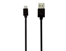 Cable de recarga USB-MicroUSB Universal Negro