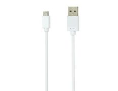 Cable de recarga USB-MicroUSB Universal Blanco