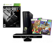 Xbox 360 Slim 4 Gb + Kinect Adventures + Kinect + Joy Ride