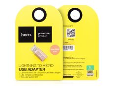 Adaptador Lightning a Micro USB Rosa Hoco