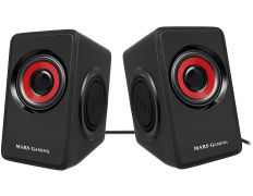 Altavoces Mars Gaming MS1 10W 2.0 Rojo