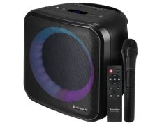 Altavoz Portátil Sunstech Musclecube Black 20W BT5.0/FM/MicroSD/USB/Aux-In