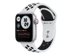 Apple Watch SE GPS/Cellular 40mm Caja Aluminio Plata/Correa Nike Deportiva Platino Puro y Negra