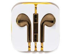 Auriculares Manos Libres para iPhone Champagne Gold