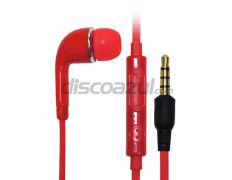 Auriculares con micrófono Samsung Galaxy S4 Rojo