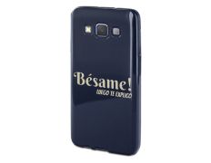 Funda TPU Azul Tacto Goma Bésame Samsung Galaxy A3