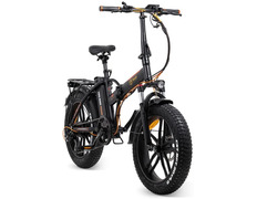 Bicicleta Eléctrica FAT Bike Youin You-Ride Texas Negro/Naranja