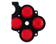 Repuesto D-Pad Rubber y Botones (Red) - PSP 3000