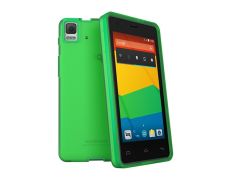 Carcasa bq Aquaris E4.5 Gummie Cover Verde