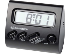 Bresser Despertador Yo-Yo Pantalla LCD Negro